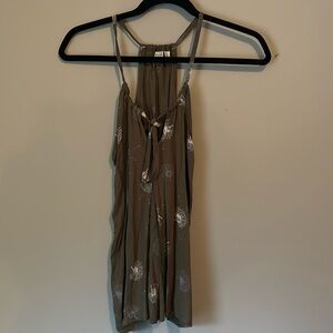 Melrose and Market Green Dandelion Tank Top